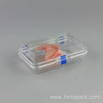 Plastic Clear Storage Membrane Box With Hinged Lid